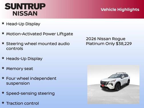 2026 Nissan Rogue Platinum