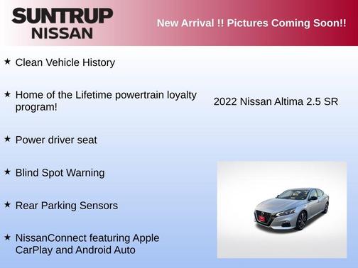 2022 Nissan Altima 2.5 SR