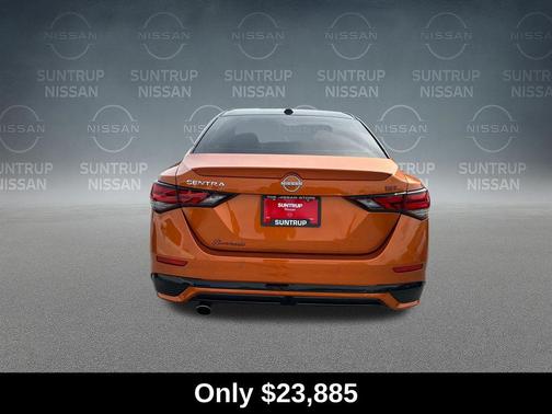 Orange 2024 Nissan Sentra SR
