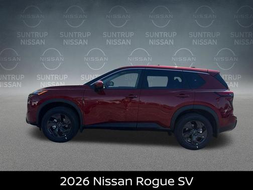 Scarlet Ember 2026 Nissan Rogue SV
