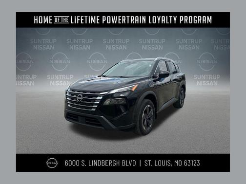 Super Black 2025 Nissan Rogue SV