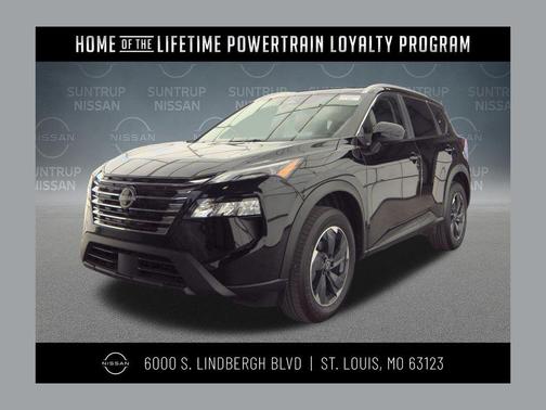 Super Black 2025 Nissan Rogue SV