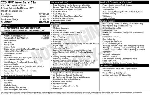 2024 GMC Yukon Denali