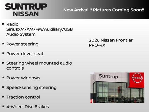 Gun Metallic 2026 Nissan Frontier PRO-4X