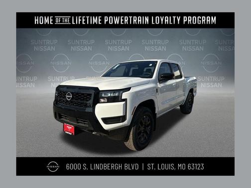 Glacier White 2026 Nissan Frontier SV
