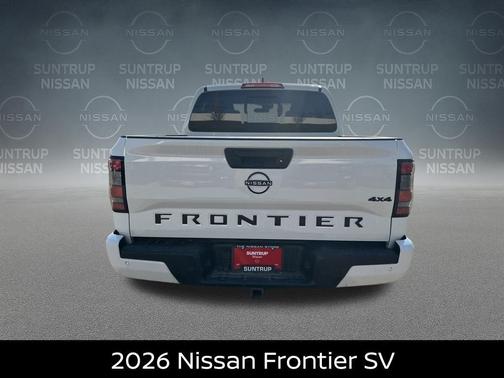 Glacier White 2026 Nissan Frontier SV