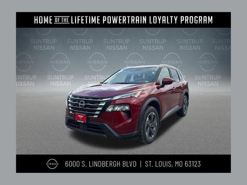 Scarlet Ember Tintcoat 2025 Nissan Rogue SV