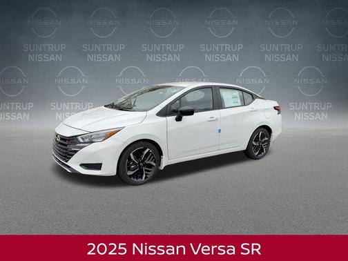 Aspen White 2025 Nissan Versa 1.6 SR