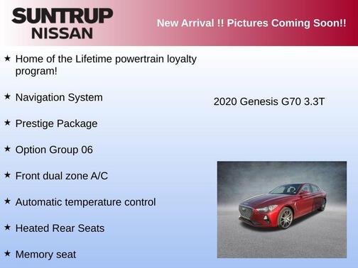 2020 Genesis G70 3.3T