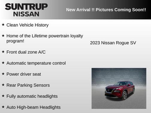 Scarlet Ember 2023 Nissan Rogue SV