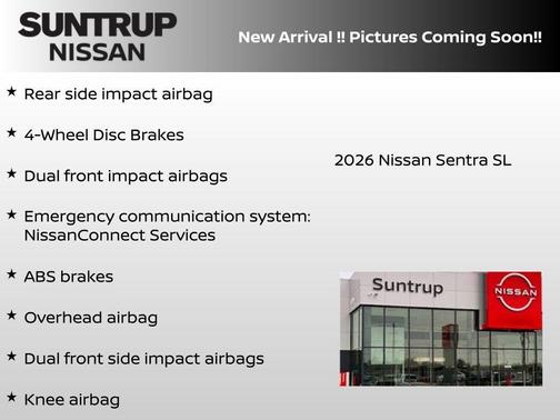 Atlantic Gray 2026 Nissan Sentra SL