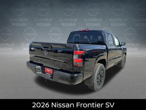 Black 2026 Nissan Frontier SV
