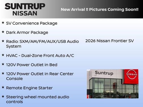 2026 Nissan Frontier SV