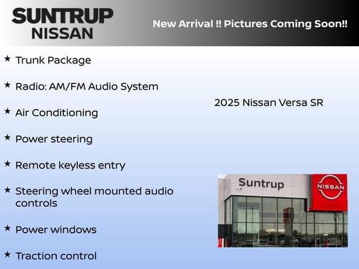 2025 Nissan Versa 1.6 SR