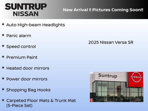 2025 Nissan Versa 1.6 SR