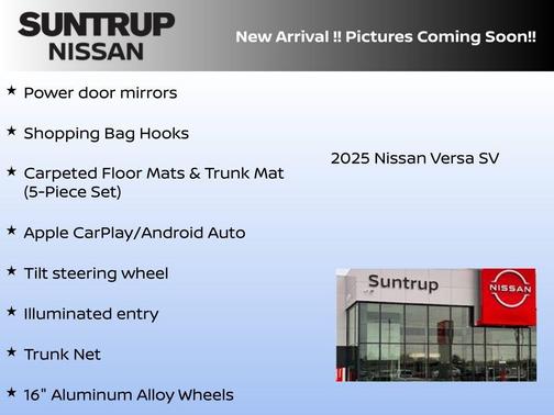 2025 Nissan Versa 1.6 SV