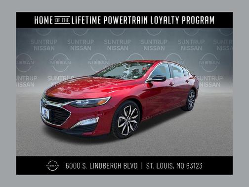 Radiant Red 2024 Chevrolet Malibu RS