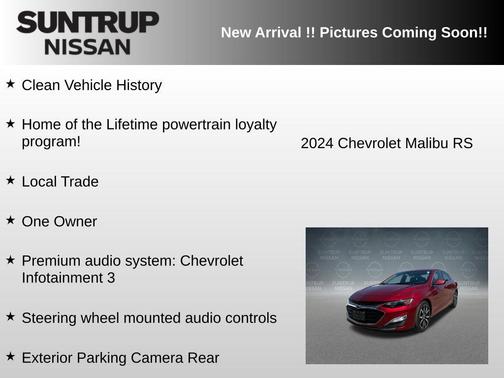 Radiant Red 2024 Chevrolet Malibu RS