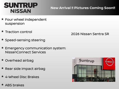 Gun Metallic 2026 Nissan Sentra SR