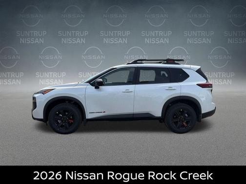 Everest White P 2026 Nissan Rogue Rock Creek