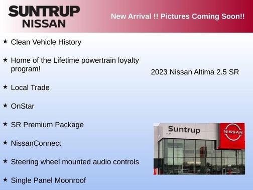 Black 2023 Nissan Altima 2.5 SR