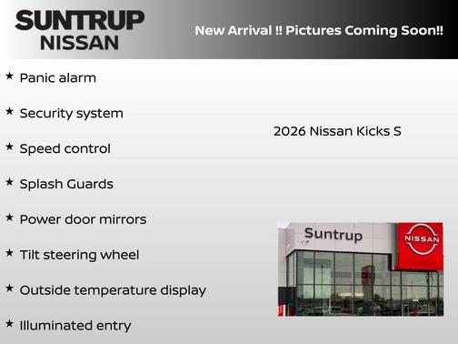 Fresh Powder 2026 Nissan Kicks S