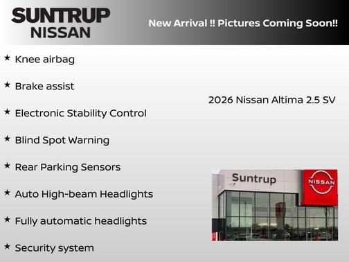 White 2026 Nissan Altima SV