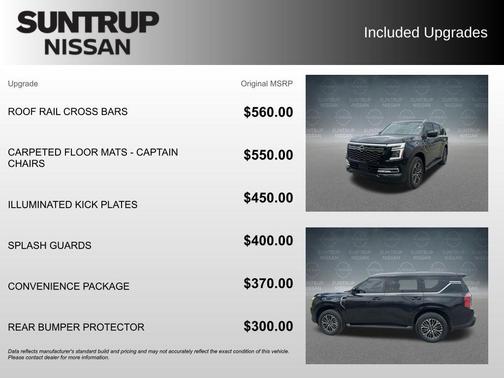 Super Black 2025 Nissan Armada Platinum