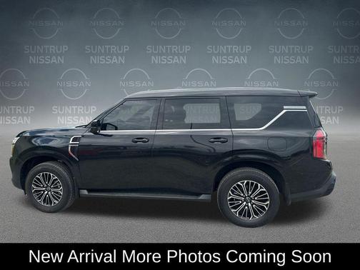 Super Black 2025 Nissan Armada Platinum