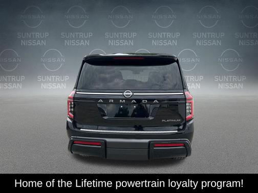 Super Black 2025 Nissan Armada Platinum