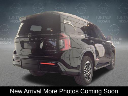 Super Black 2025 Nissan Armada Platinum