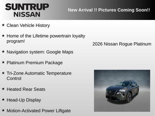 2026 Nissan Rogue Platinum