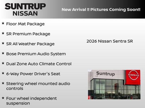 Blue 2026 Nissan Sentra SR