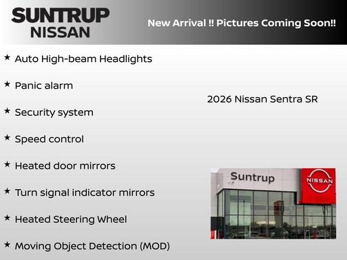Blue 2026 Nissan Sentra SR