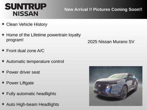 Deep Ocean Blue 2025 Nissan Murano SV