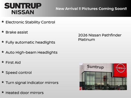 Super Black 2026 Nissan Pathfinder Platinum