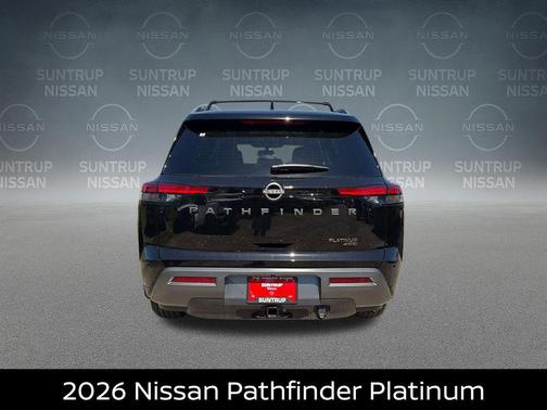 Black 2026 Nissan Pathfinder Platinum
