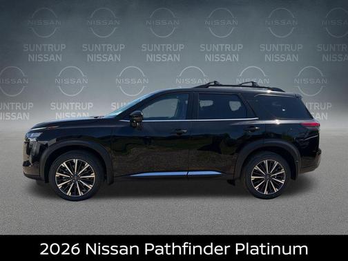 Black 2026 Nissan Pathfinder Platinum