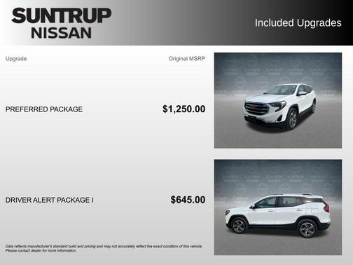 Summit White 2020 GMC Terrain SLT