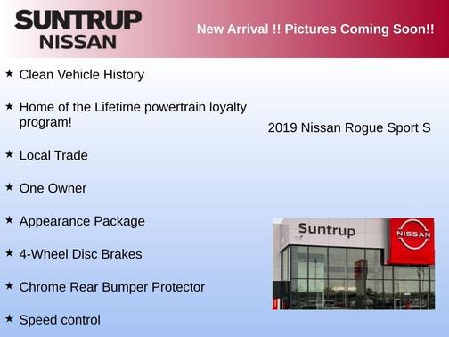 Gun Metallic 2019 Nissan Rogue Sport S