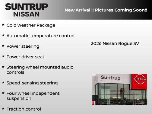 Gun Metallic 2026 Nissan Rogue SV