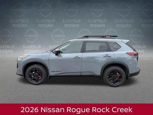 Boulder Gray Metallic 2026 Nissan Rogue Rock Creek