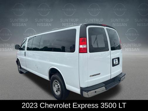 Summit White 2023 Chevrolet Express 3500 LT