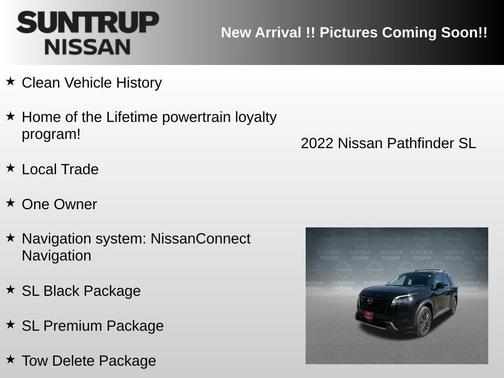 Black 2022 Nissan Pathfinder SL