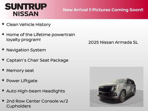 Gun Metallic 2025 Nissan Armada SL