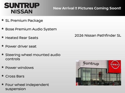 Super Black 2026 Nissan Pathfinder SL