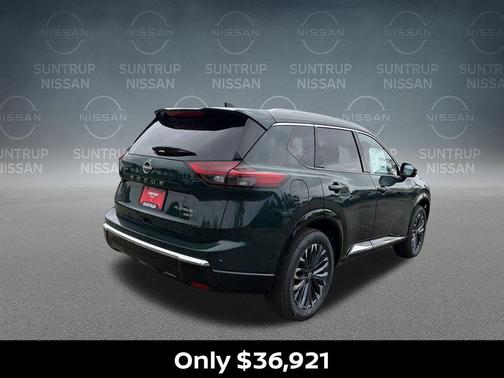 Obsidian Green 2026 Nissan Rogue Platinum