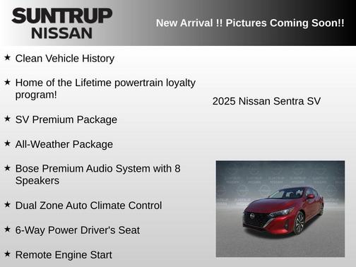 2025 Nissan Sentra SV