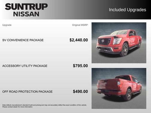 Red Alert 2021 Nissan Titan SV