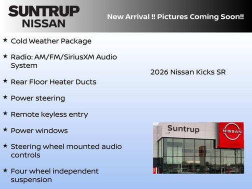 2026 Nissan Kicks SR